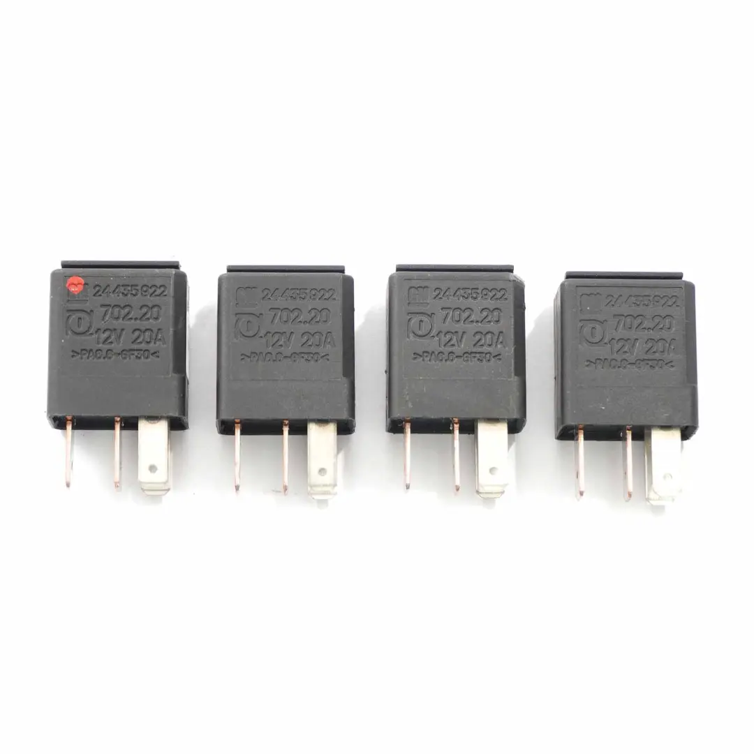 GM Vauxhall Opel Relais 4-Pin Multi Use Glühkerzen einheit Schwarz Set - SKU 24435922 - Teilenummer 24435922