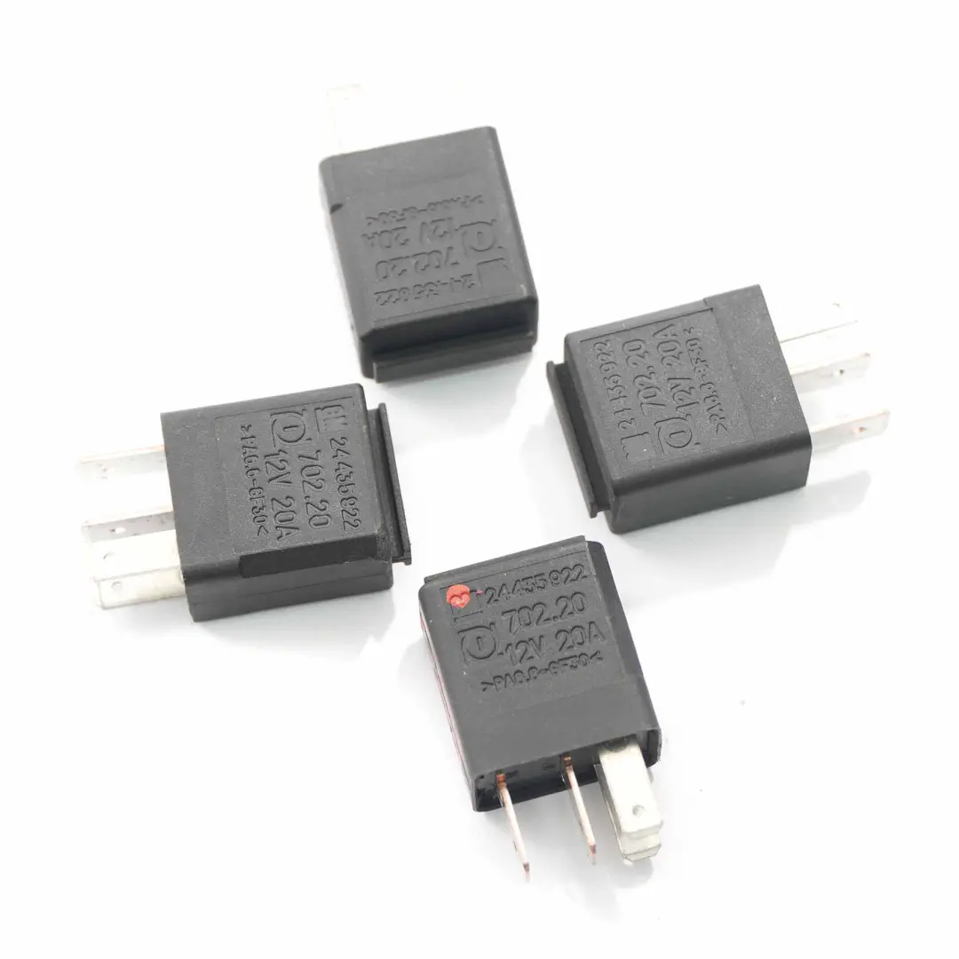 GM Vauxhall Opel Relais 4-Pin Multi Use Glühkerzen einheit Schwarz Set - SKU 24435922 - Teilenummer 24435922