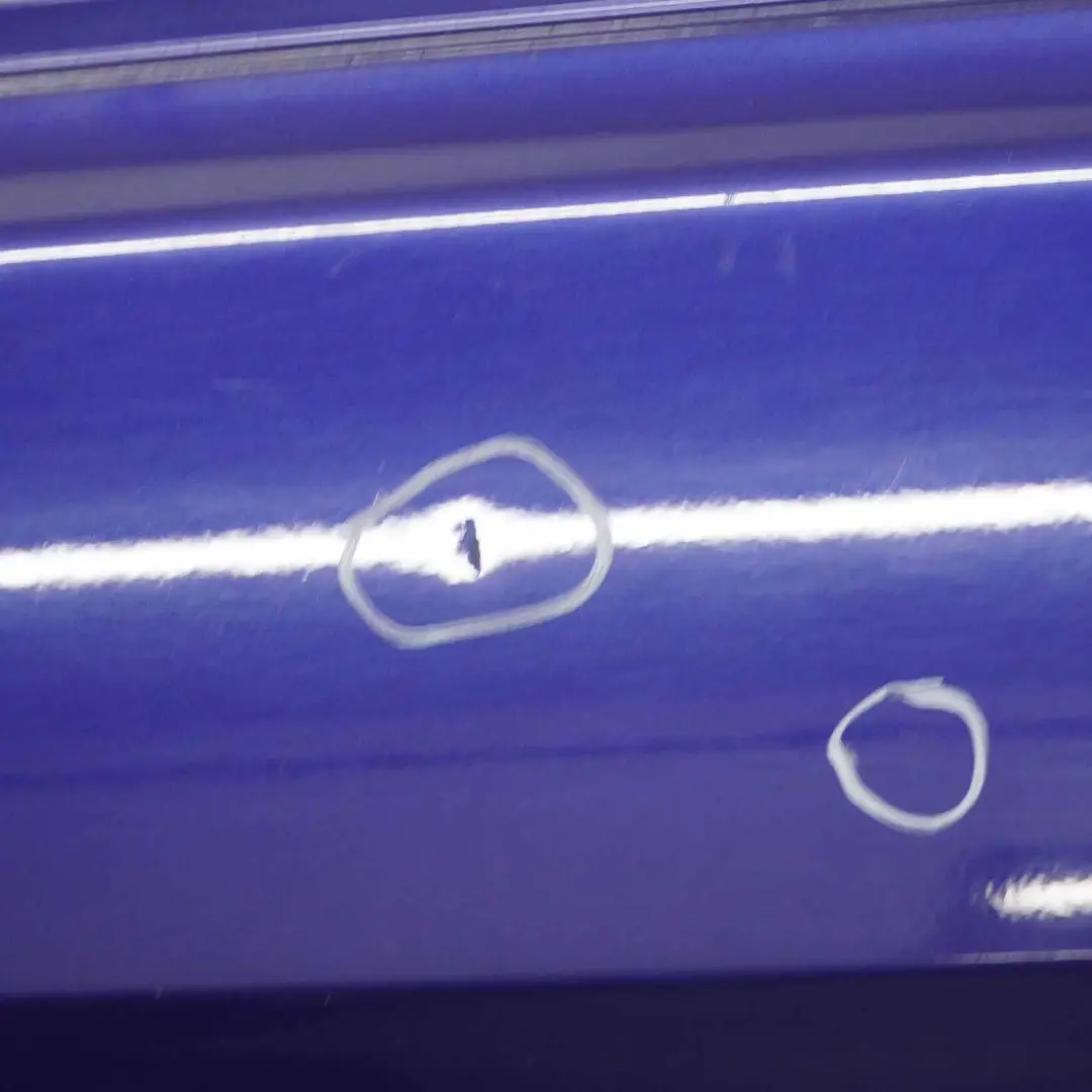 Mk8 Front Door Left N/S Door Cover Shell Deep Impact Blue - J4 to Ford Transit with Part number 2445452 Ford Transit Mk8 Front Door Left N/S Door Cover Shell Deep Impact Blue - J4 - SKU 2445452-DIB - Part number 2445452