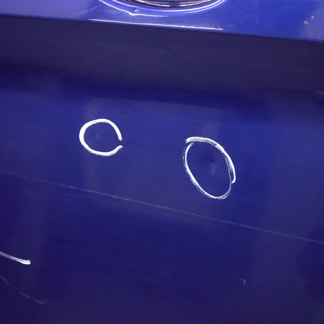 Mk8 Front Door Left N/S Door Cover Shell Deep Impact Blue - J4 to Ford Transit with Part number 2445452 Ford Transit Mk8 Front Door Left N/S Door Cover Shell Deep Impact Blue - J4 - SKU 2445452-DIB - Part number 2445452