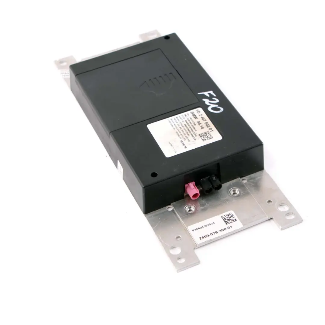 Telematics Control Unit BMW F20 F21 F23 F30 F31 F32 Module ATM ECE 3G to with Part number 2447802 Telematics Control Unit BMW F20 F21 F23 F30 F31 F32 Module ATM ECE 3G - SKU 2447802 - Part number 2447802