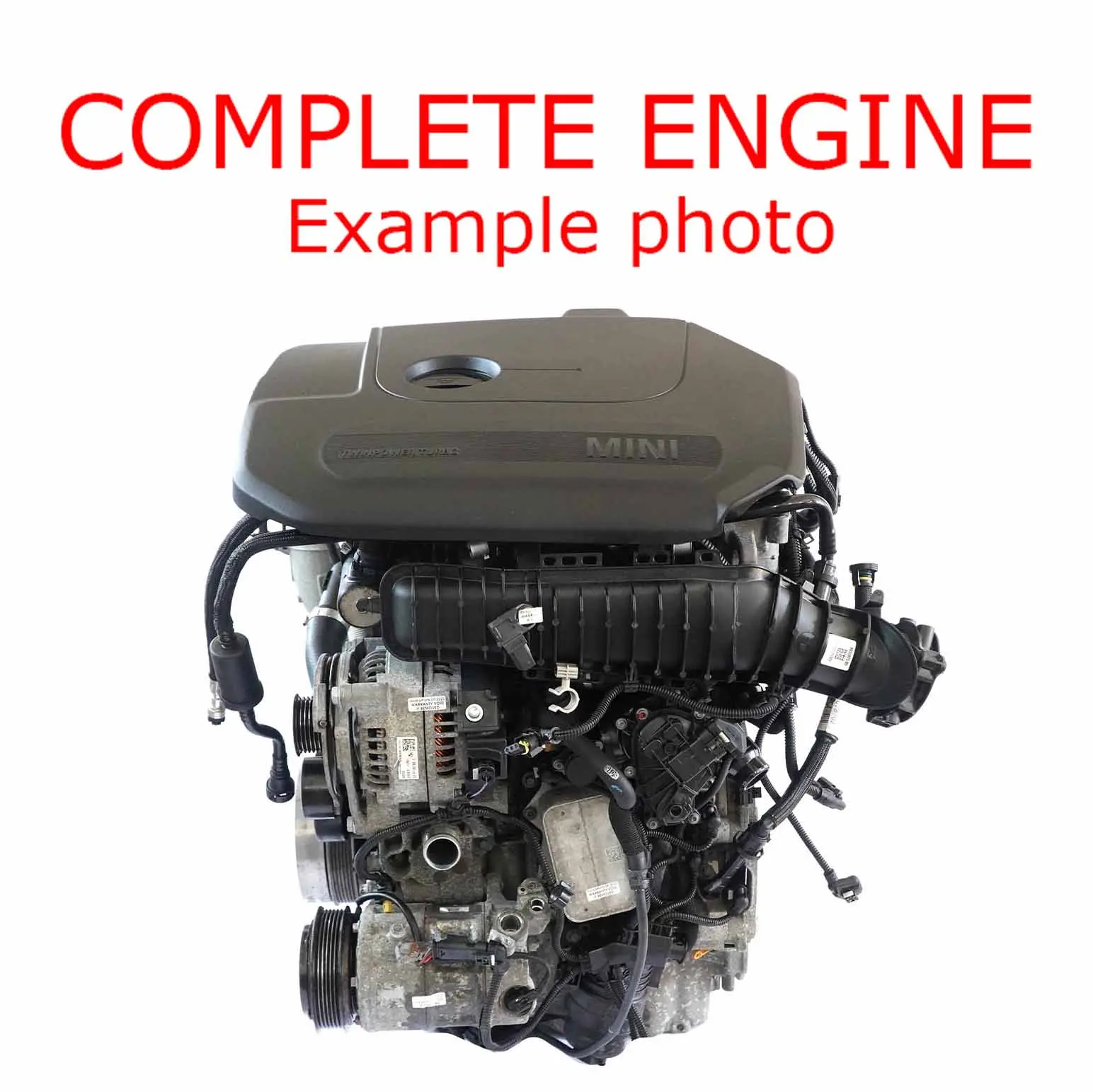 Mini Cooper One F54 F56 F60 B38B B38C Motore Nudo B38A15A con 79000km, GARANZIA