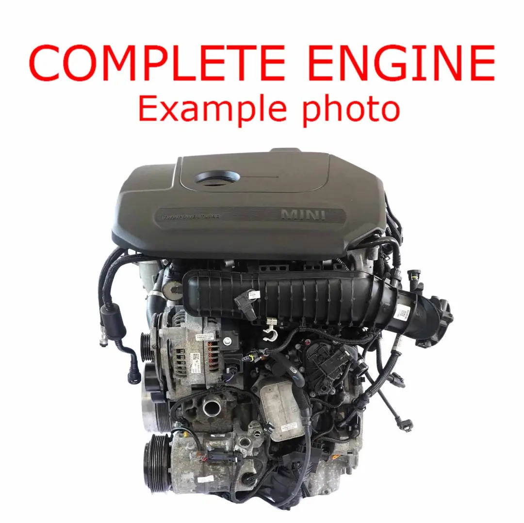 B38B B38C Motore Nudo B38A15A con 79000km, GARANZIA per Mini Cooper One F54 F56 F60 con numero di parte 2450132 Mini Cooper One F54 F56 F60 B38B B38C Motore Nudo B38A15A con 79000km, GARANZIA - SKU 2450132 - Numero di parte 2450132