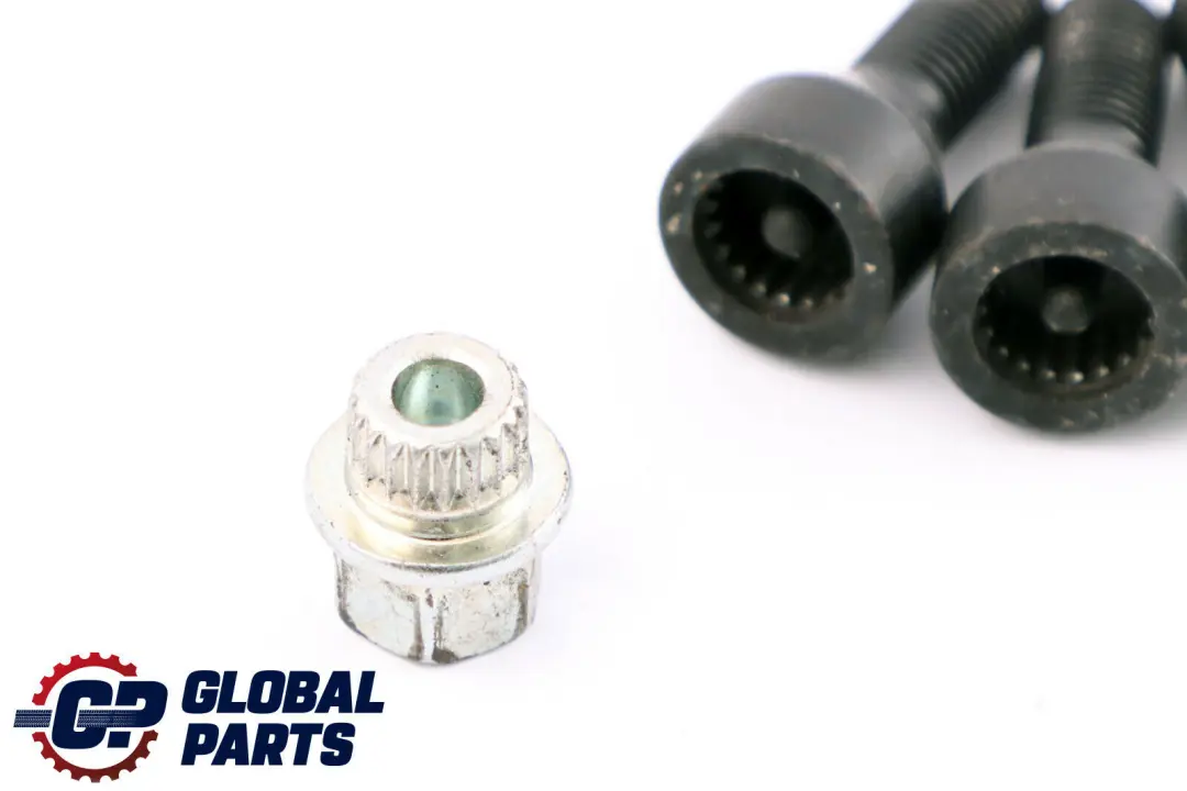 Set Locking Wheel Bolt Locks Security Nut to BMW Mini R55 R56 F56 R60 R61 with Part number 2453960 BMW Mini R55 R56 F56 R60 R61 Set Locking Wheel Bolt Locks Security Nut - SKU 2453960-2 - Part number 2453960