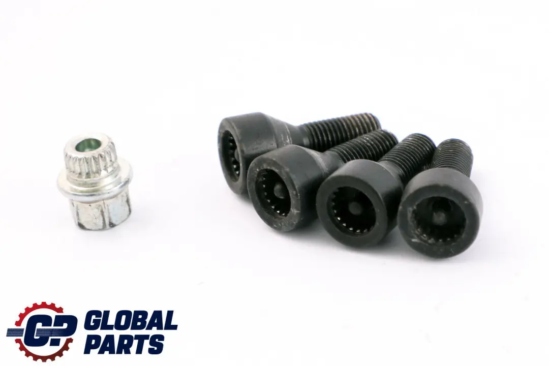 Mini R55 R56 F56 R60 Conjunto bloqueo tuerca seguridad perno rueda cerraduras - SKU 2453960-2 - Número de pieza 2453960