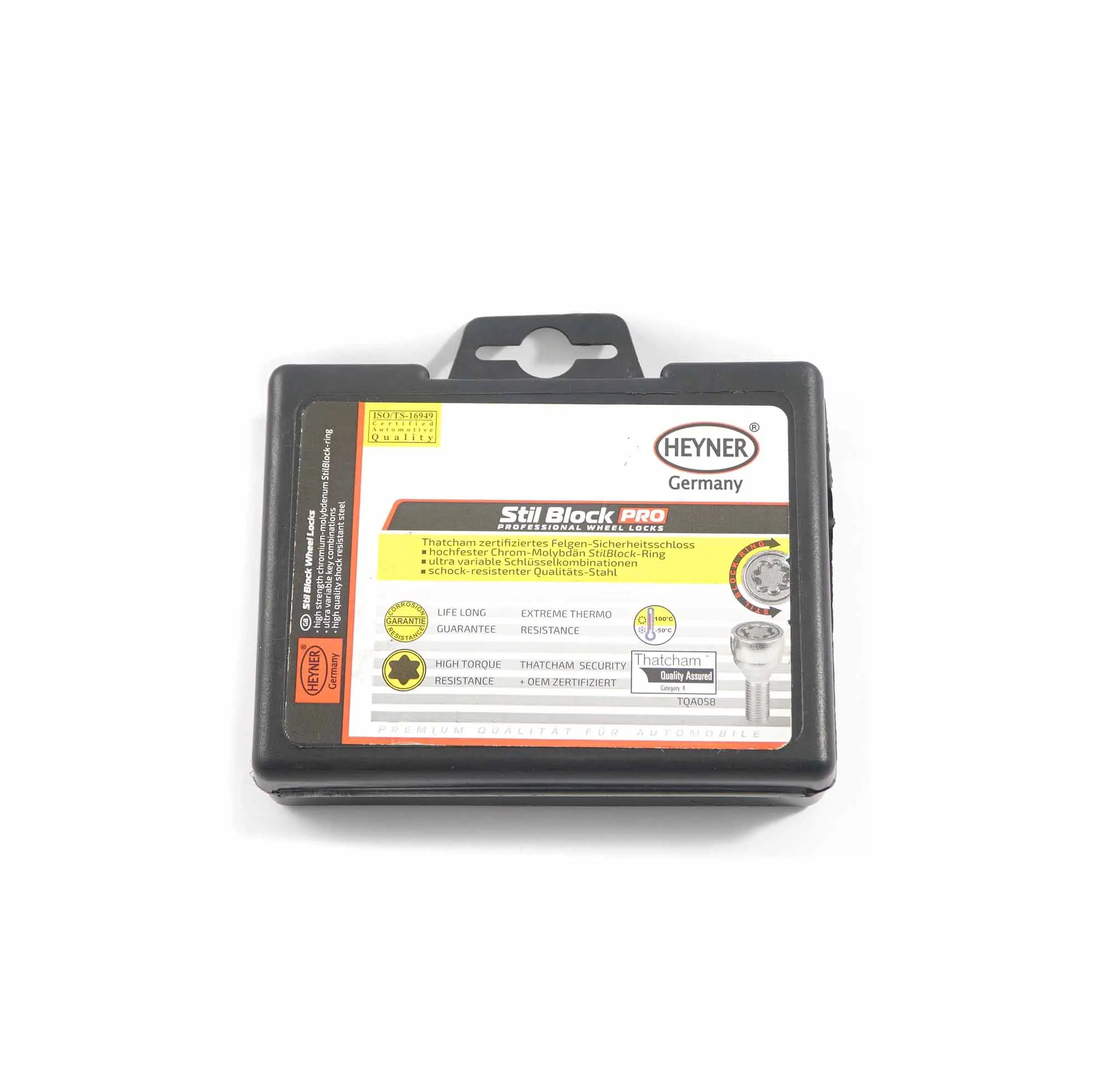 Mini R56 R60 F56 Heyner Stil Block Bloccaggio Ruota Serrature Dado Sicurezza Set