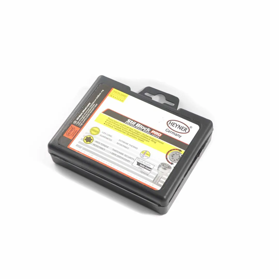 Heyner Stil Bloqueo Tuerca de Seguridad Set para Mini R56 R60 F56 con número de pieza 2453960 Mini R56 R60 F56 Heyner Stil Bloqueo Tuerca de Seguridad Set - SKU 2453960-7 - Número de pieza 2453960