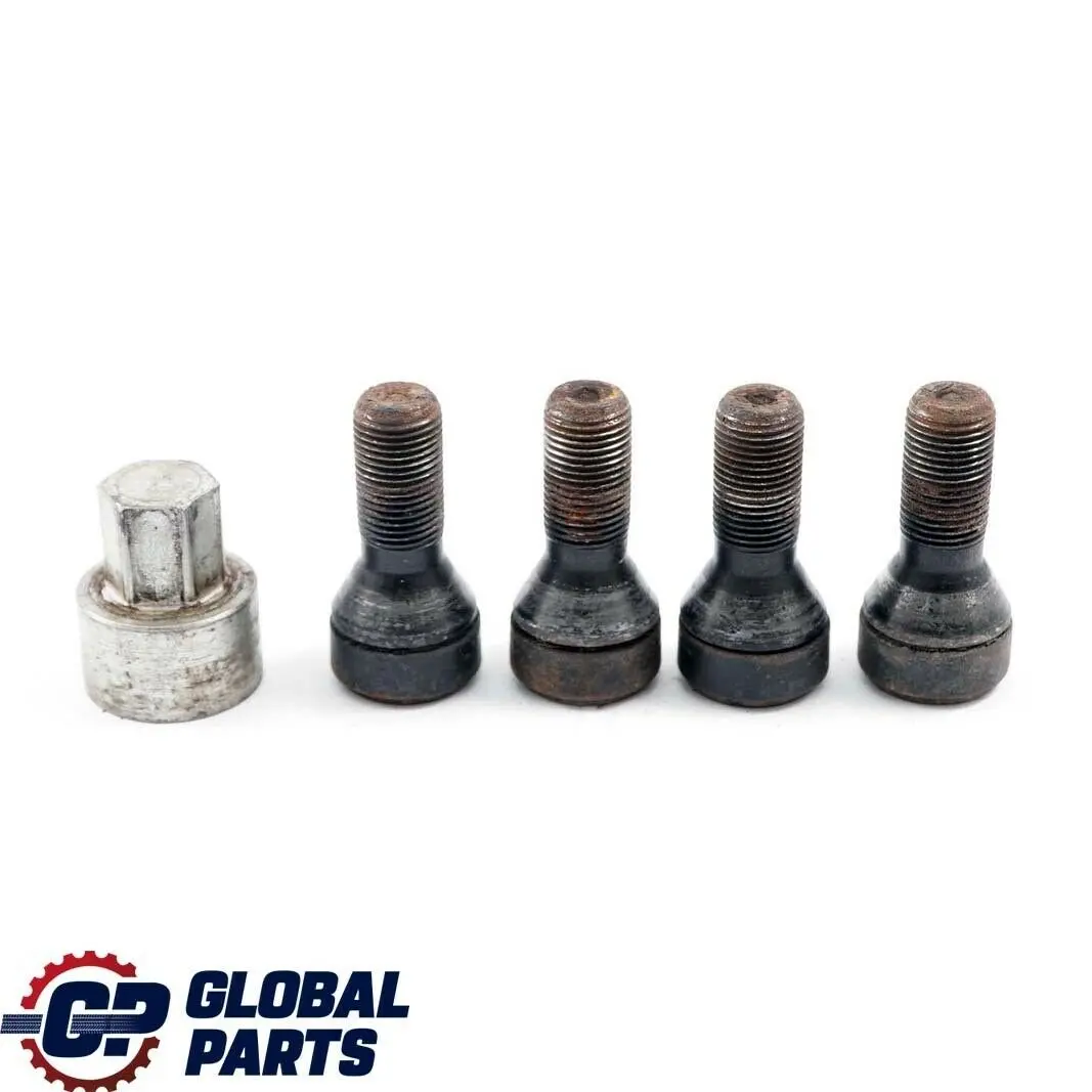 Set Locking Wheel Bolt Locks Security Nut to Mini Cooper R55 R56 F56 R60 R61 F60 with Part number 2453960 Mini Cooper R55 R56 F56 R60 R61 F60 Set Locking Wheel Bolt Locks Security Nut - SKU 2453960 - Part number 2453960