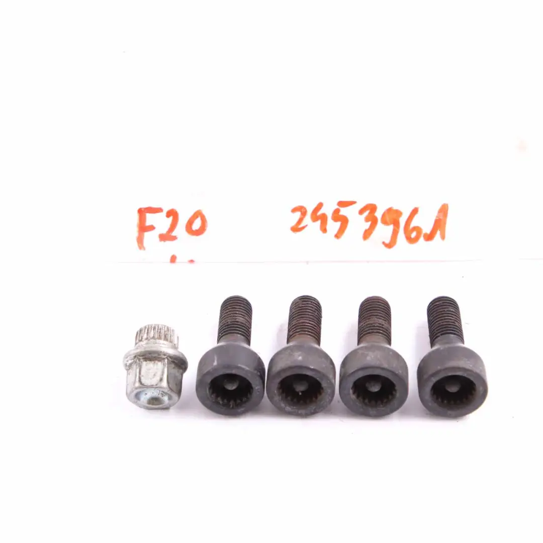 Security Bolt BMW F20 F21 F30 F31 F33 Set Locking Wheel Locks Nut to with Part number 2453961 Security Bolt BMW F20 F21 F30 F31 F33 Set Locking Wheel Locks Nut - SKU 2453961-1 - Part number 2453961