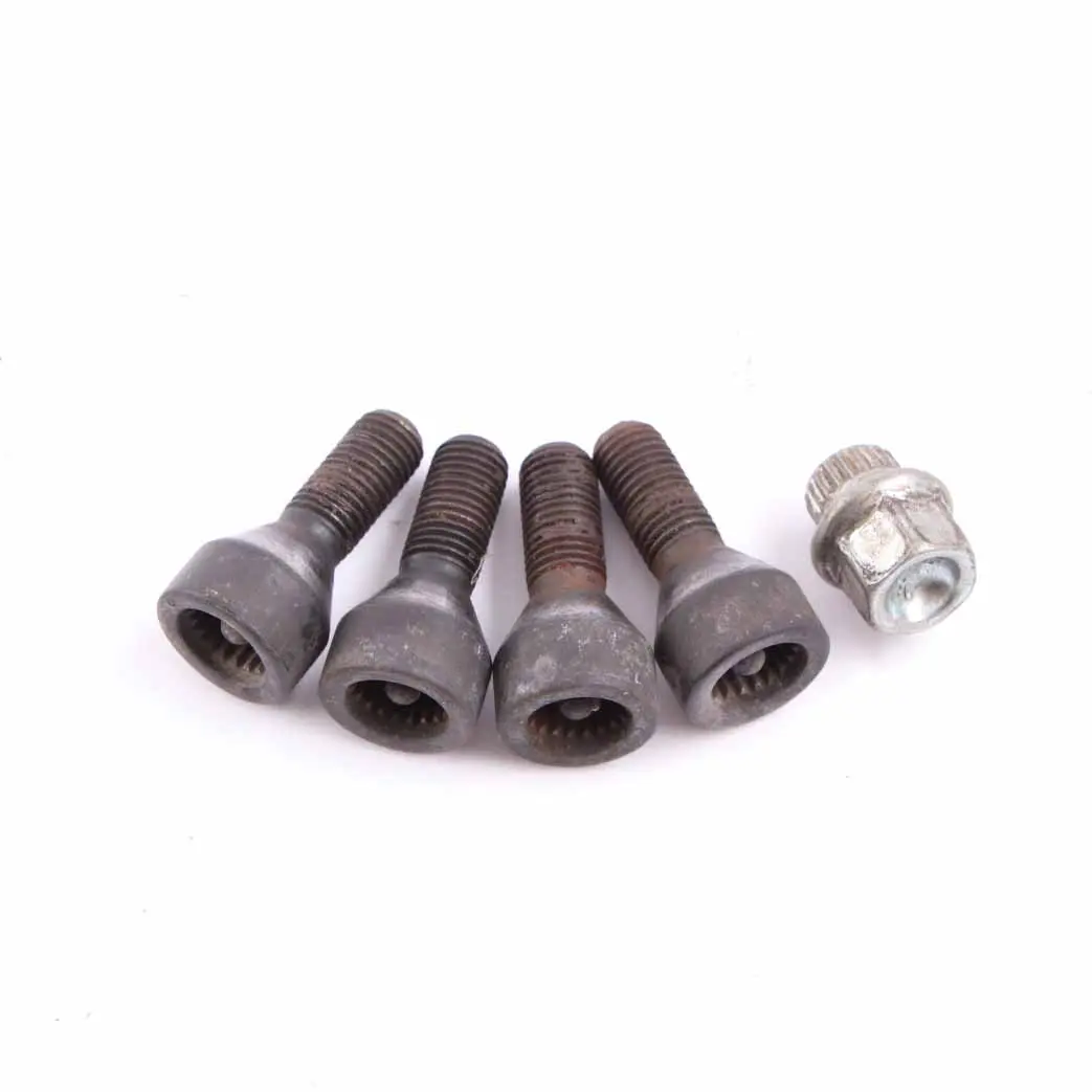 Bullone di sicurezza Set bloccaggio ruota dadi per BMW F20 F21 F30 F31 F33 con numero di parte 2453961 BMW F20 F21 F30 F31 F33 Bullone di sicurezza Set bloccaggio ruota dadi - SKU 2453961-1 - Numero di parte 2453961