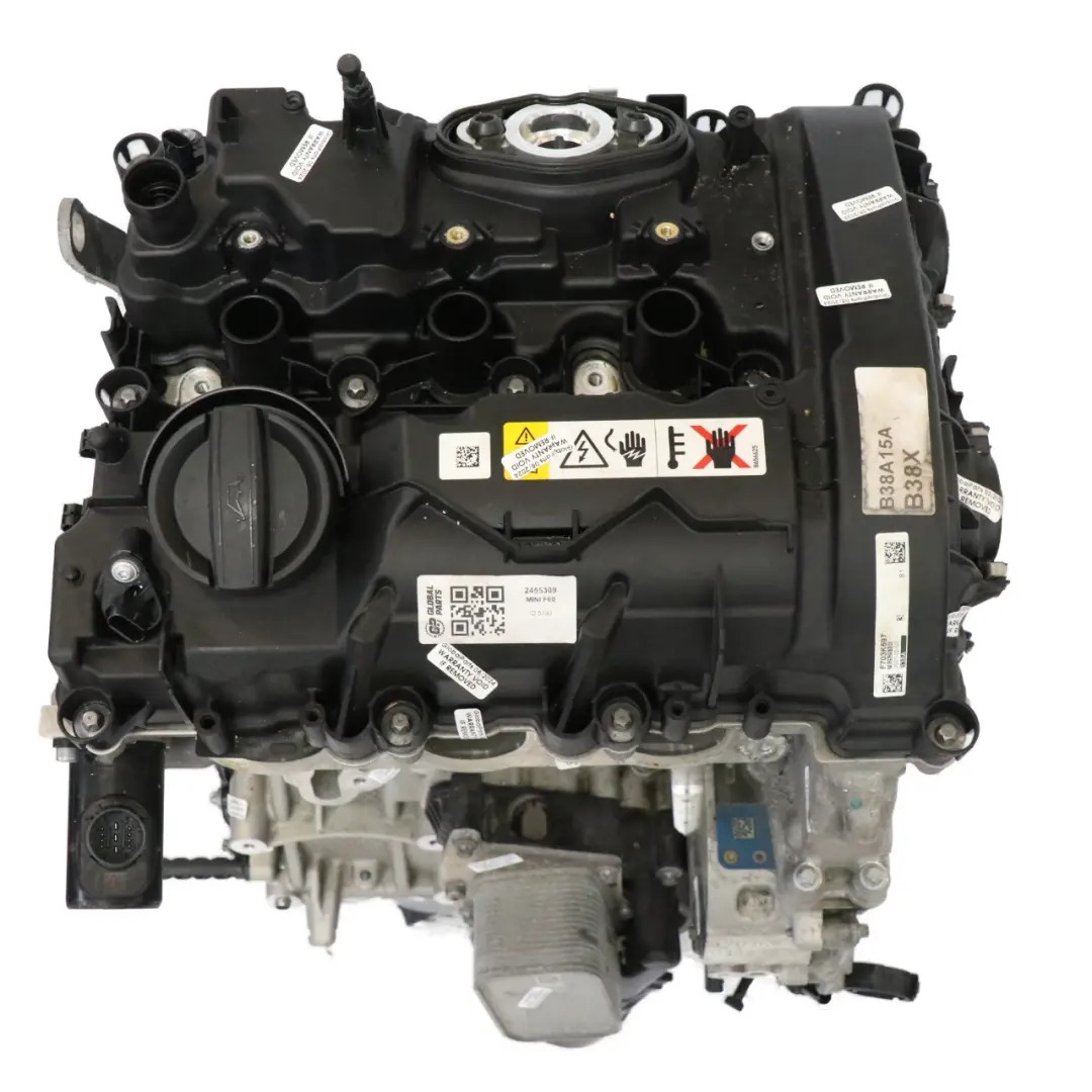 BMW F45 225xe Mini F60 SE ALL4 B38X Bare Engine B38A15A 220HP 15k, WARRANTY - SKU 2455309 - Part number 2455309