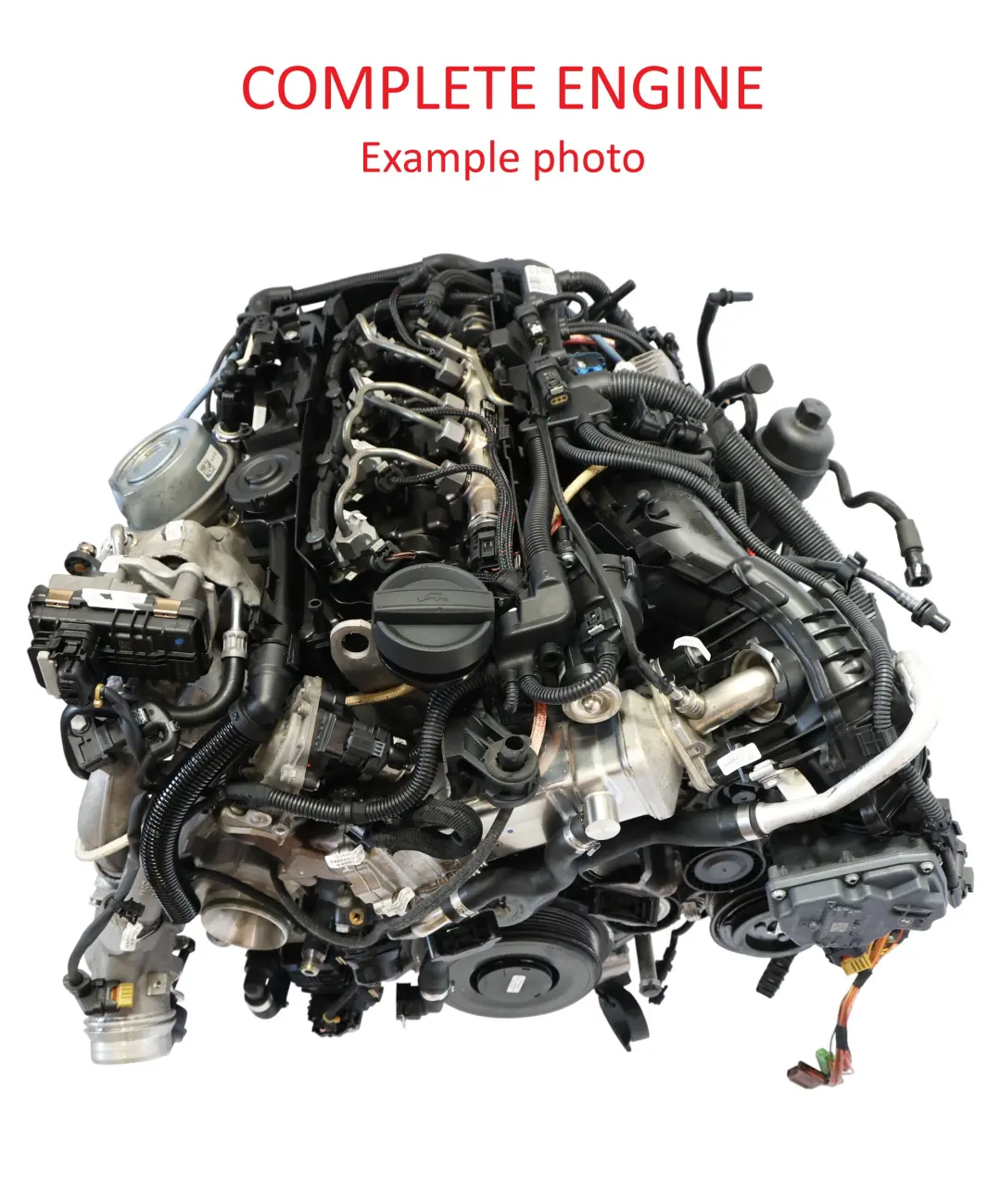 BMW X5 F15 25dX Bare Engine B47 B47D20B 231HP New Timing WARRANTY - SKU 2455633-1 - Part number 2455633