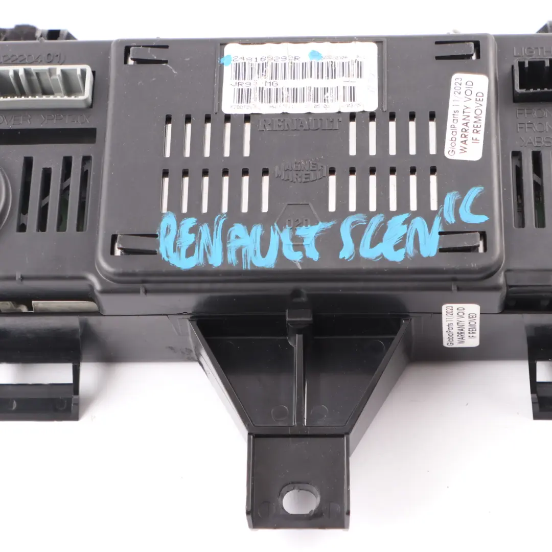 Control Unit Display Screen Module Console Dash to Renault Scenic 3 III with Part number 248100293R Renault Scenic 3 III Control Unit Display Screen Module Console Dash - SKU 248100293R - Part number 248100293R