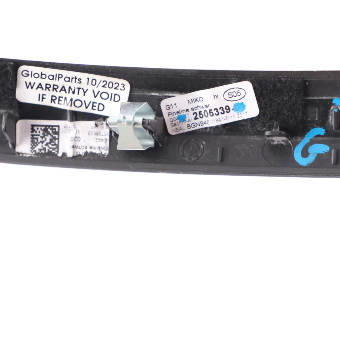 Decor Strip Cover Trim Panel Interior to BMW G11 with Part number 2505339 BMW G11 Decor Strip Cover Trim Panel Interior - SKU 2505339 - Part number 2505339