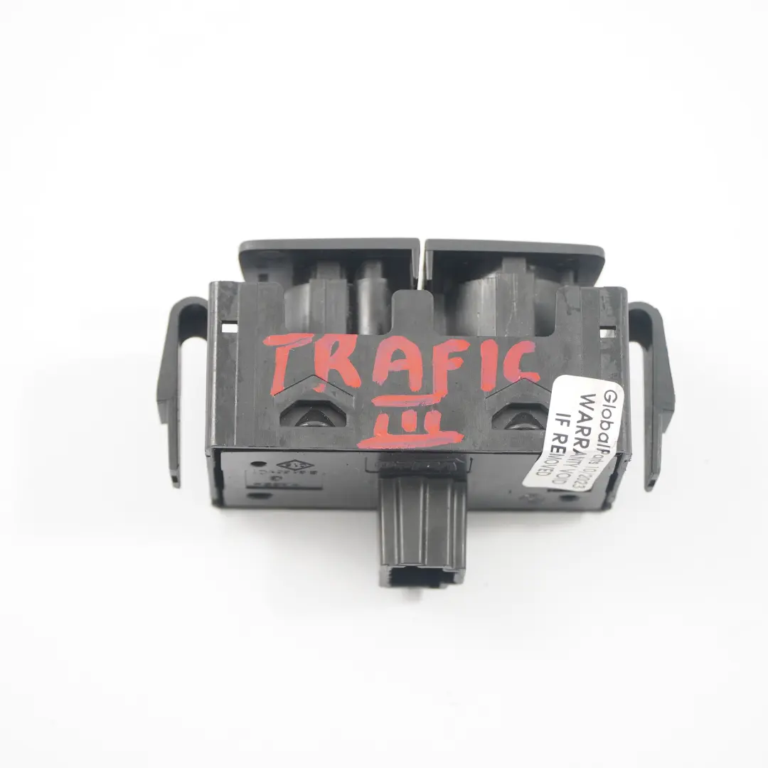 Renault Trafic 3 Vauxhall Vivaro B Hazard Warning Light Switch Button - SKU 252106548R - Part number 252106548R