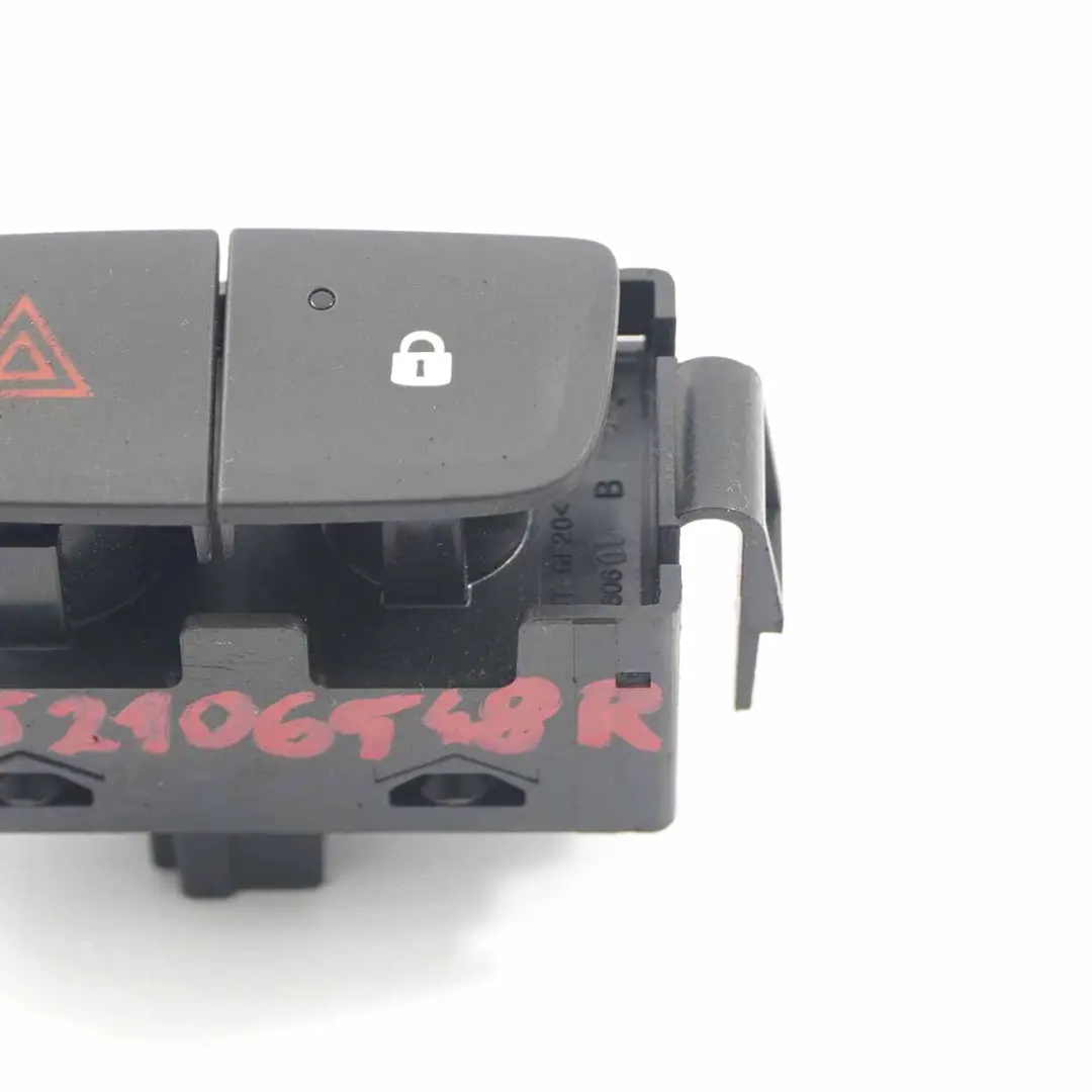 Renault Trafic 3 Opel Vivaro B Bouton d'interrupteur feux détresse - SKU 252106548R - Numéro de pièce 252106548R