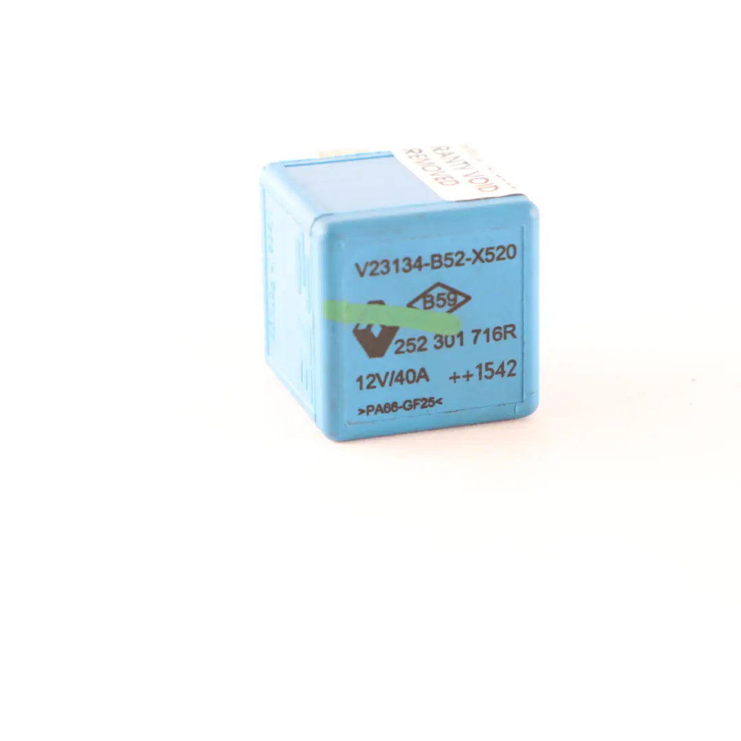 Renault Trafic Opel Vivaro Przekaźnik 4-Pin Niebieski - SKU 252301716R - Numer Części 252301716R