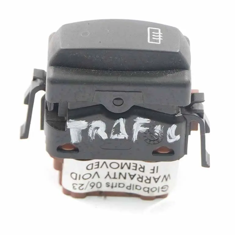 Bouton d'interrupteur de lunette arrière chauffante pour Renault Trafic II à propos du numéro de pièce 253509856R Renault Trafic II Bouton d'interrupteur de lunette arrière chauffante - SKU 253509856R - Numéro de pièce 253509856R