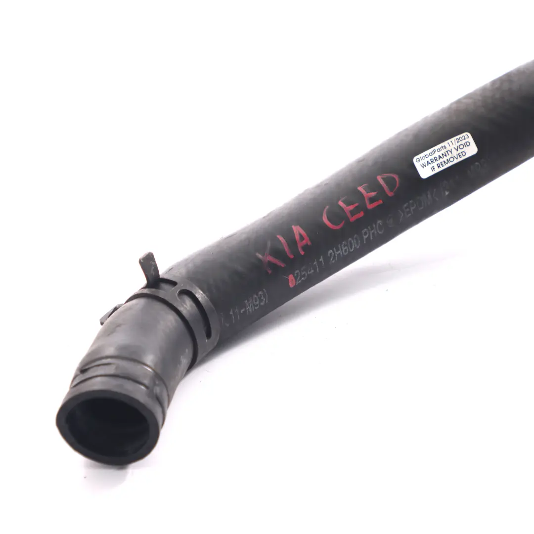 Tuyau d'eau refroidissement pour Kia Ceed 1 1.6 CRDI Diesel à propos du numéro de pièce 254112H600 Kia Ceed 1 1.6 CRDI Diesel Tuyau d'eau refroidissement - SKU 254112H600 - Numéro de pièce 254112H600