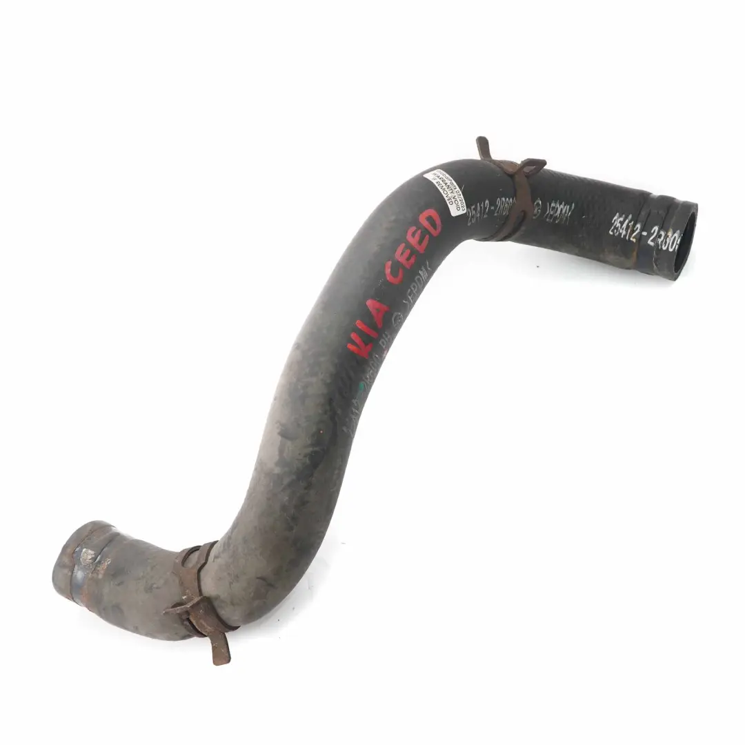 MK1 1.6 CRDI Wasser-Kühlmittel-Schlauchleitung für Kia Ceed mit Teilenummer 25412-2R600 Kia Ceed MK1 1.6 CRDI Wasser-Kühlmittel-Schlauchleitung - SKU 25412-2R600 - Teilenummer 25412-2R600
