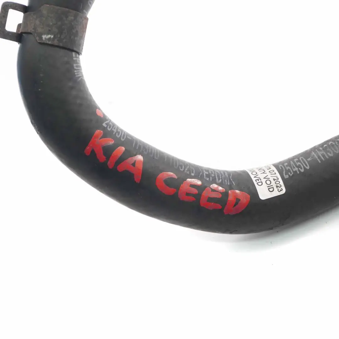MK1 1.6 CRDI Water Coolant Pipe Hose Line to Kia Ceed with Part number 25450-1H300 Kia Ceed MK1 1.6 CRDI Water Coolant Pipe Hose Line - SKU 25450-1H300 - Part number 25450-1H300