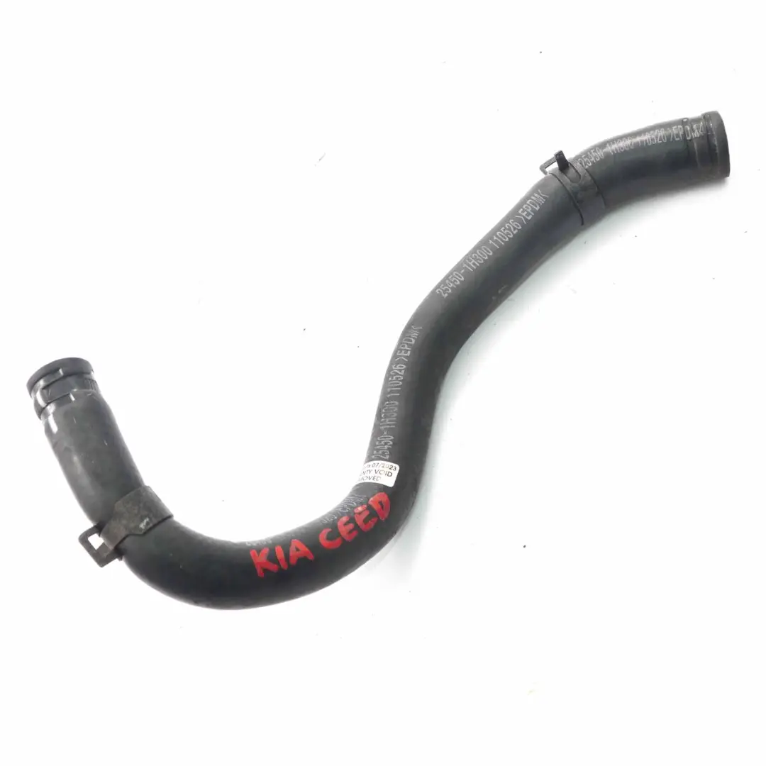 MK1 1.6 CRDI Water Coolant Pipe Hose Line to Kia Ceed with Part number 25450-1H300 Kia Ceed MK1 1.6 CRDI Water Coolant Pipe Hose Line - SKU 25450-1H300 - Part number 25450-1H300