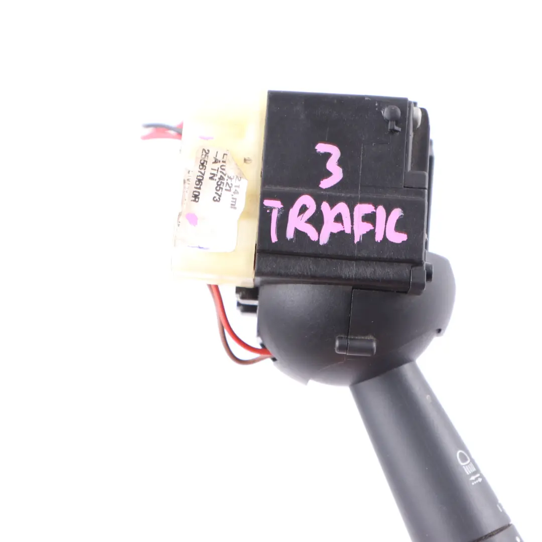 Renault Trafic 3 Light Indicator Stalk Steering Column Switch Unit - SKU 255670610R - Part number 255670610R