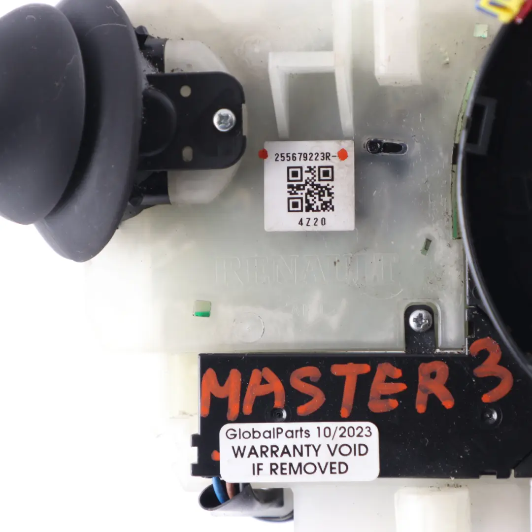 Steering Wheel Indicator Wiper Stalk Slip Switch to Renault Master 3 with Part number 255679223R Renault Master 3 Steering Wheel Indicator Wiper Stalk Slip Switch - SKU 255679223R - Part number 255679223R