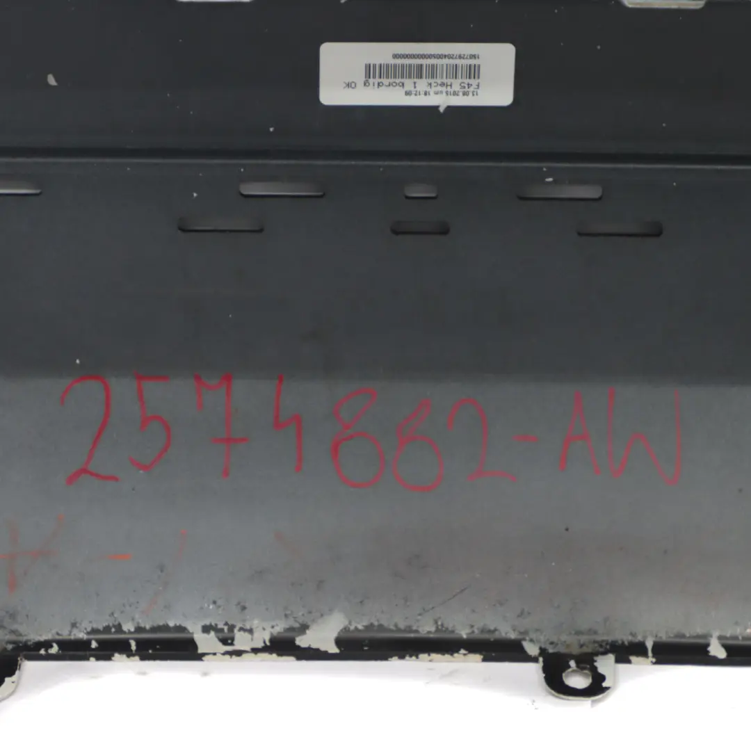 BMW F45 Zderzak Tylny Osłona Nadwozia PDC Alpinweiss 3 Biały - 300 - SKU 2574882-AW - Numer Części 2574882