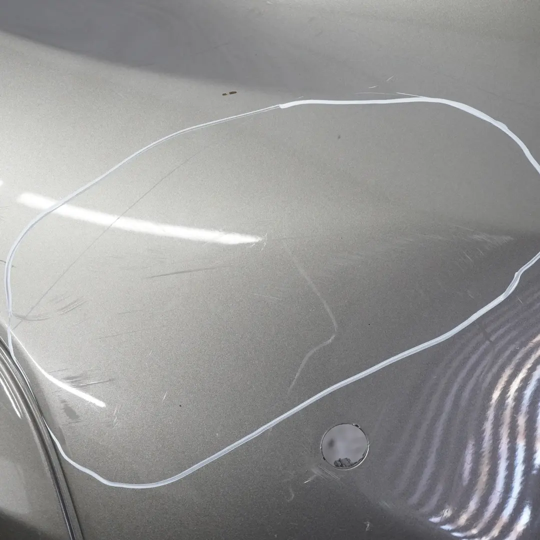 BMW F45 Bumper Rear Trim Panelling PDC Platinsilber Silver Metallic - C08 - SKU 2574882-PSM - Part number 2574882
