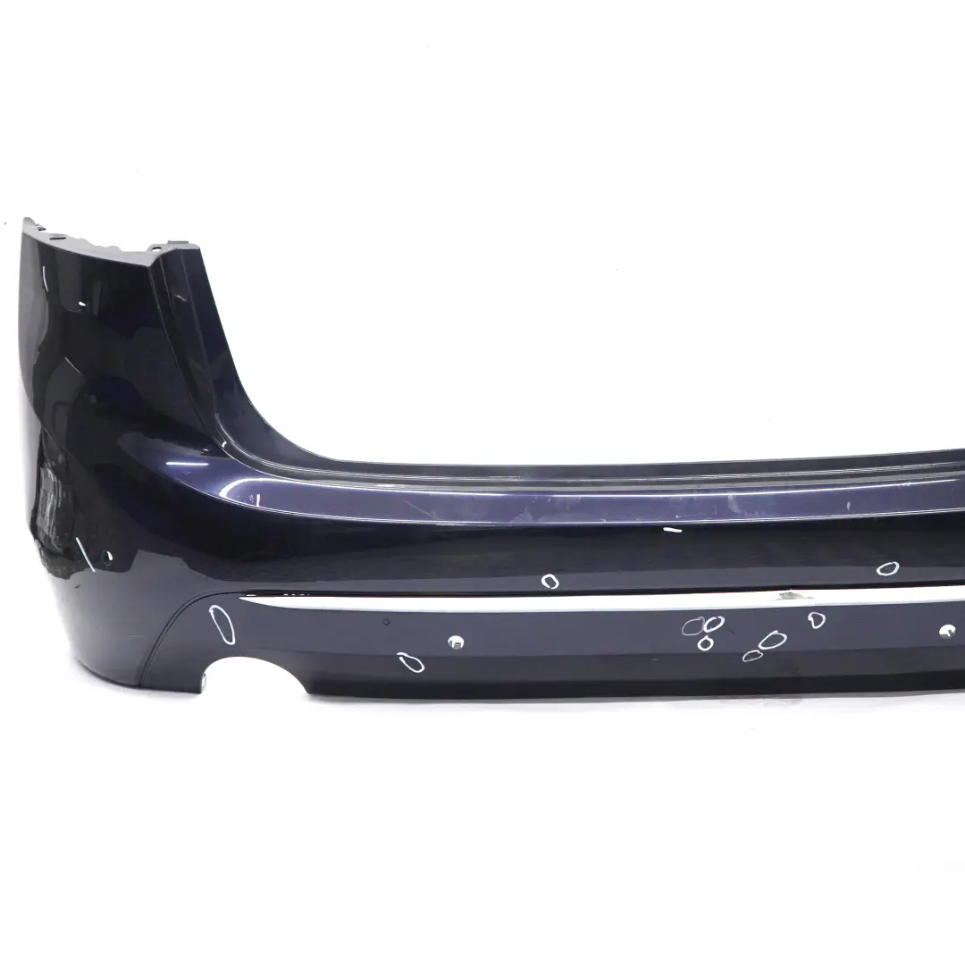BMW F45 Bumper Rear Trim Panelling PDC Imperialblau Blue Metallic - A89 - SKU 2574888-IBB - Part number 2574888