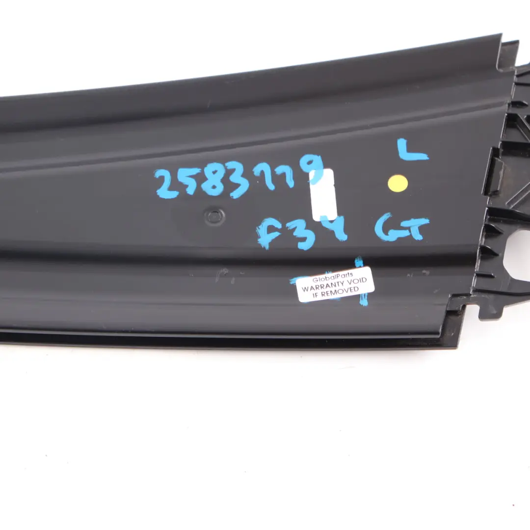 Cache Colonne Colonne B Porte Avant Gauche High Gloss 7295513 pour BMW F34 GT à propos du numéro de pièce 2583119 BMW F34 GT Cache Colonne Colonne B Porte Avant Gauche High Gloss 7295513 - SKU 2583119 - Numéro de pièce 2583119