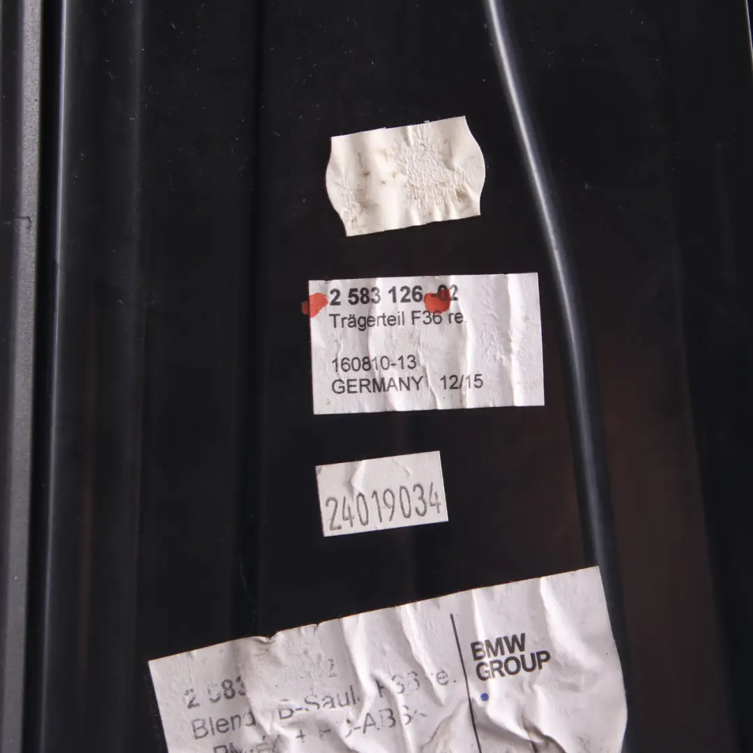 BMW F36 Litwa Osłona Słupka Drzwi Prawy Przód - SKU 2583126 - Numer Części 2583126