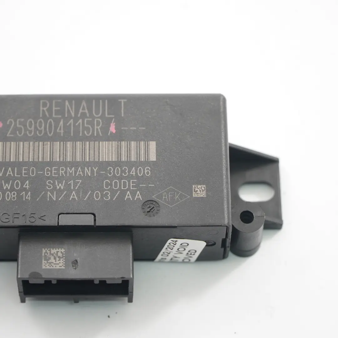  Módulo aparcamiento Renault Trafic III Opel Vivaro B PDC control ECU - SKU 259904115R - Número de pieza 259904115R