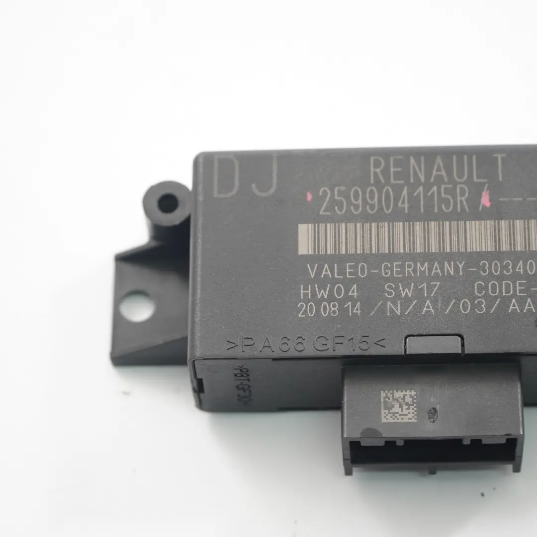 Parking Module Renault Trafic III Opel Vivaro PDC Unité contrôle ECU pour à propos du numéro de pièce 259904115R Parking Module Renault Trafic III Opel Vivaro PDC Unité contrôle ECU - SKU 259904115R - Numéro de pièce 259904115R
