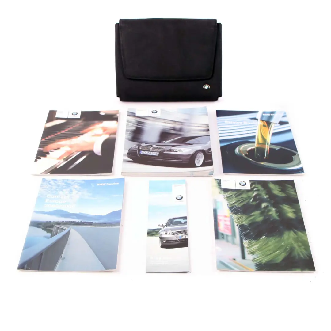 BMW 3 E90 3 Owner's Handbook Radio Instructions Pouch Case Wallet - SKU 2600001-3 - Part number 2600001