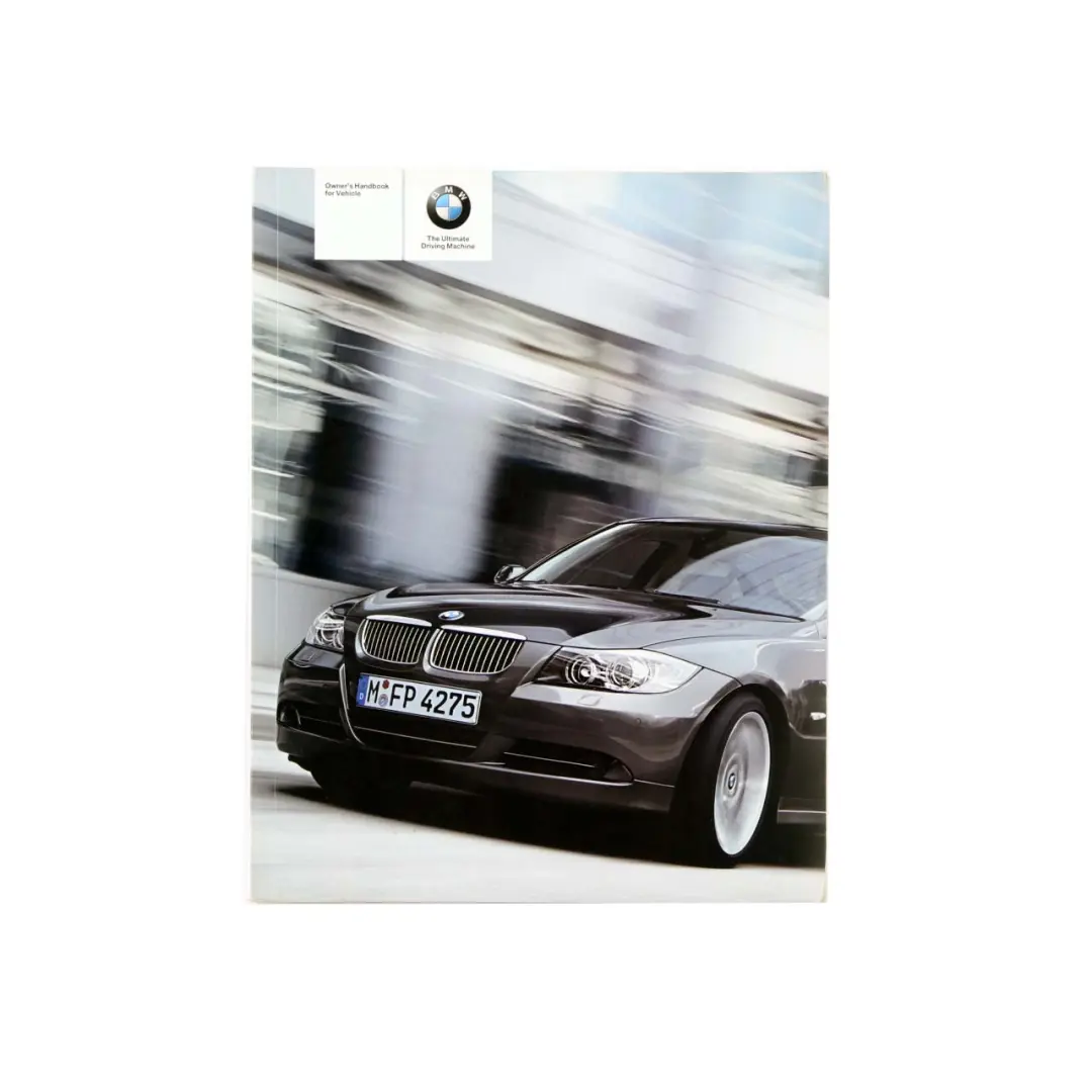BMW 3 E90 3 Owner's Handbook Radio Instructions Pouch Case Wallet - SKU 2600001-3 - Part number 2600001