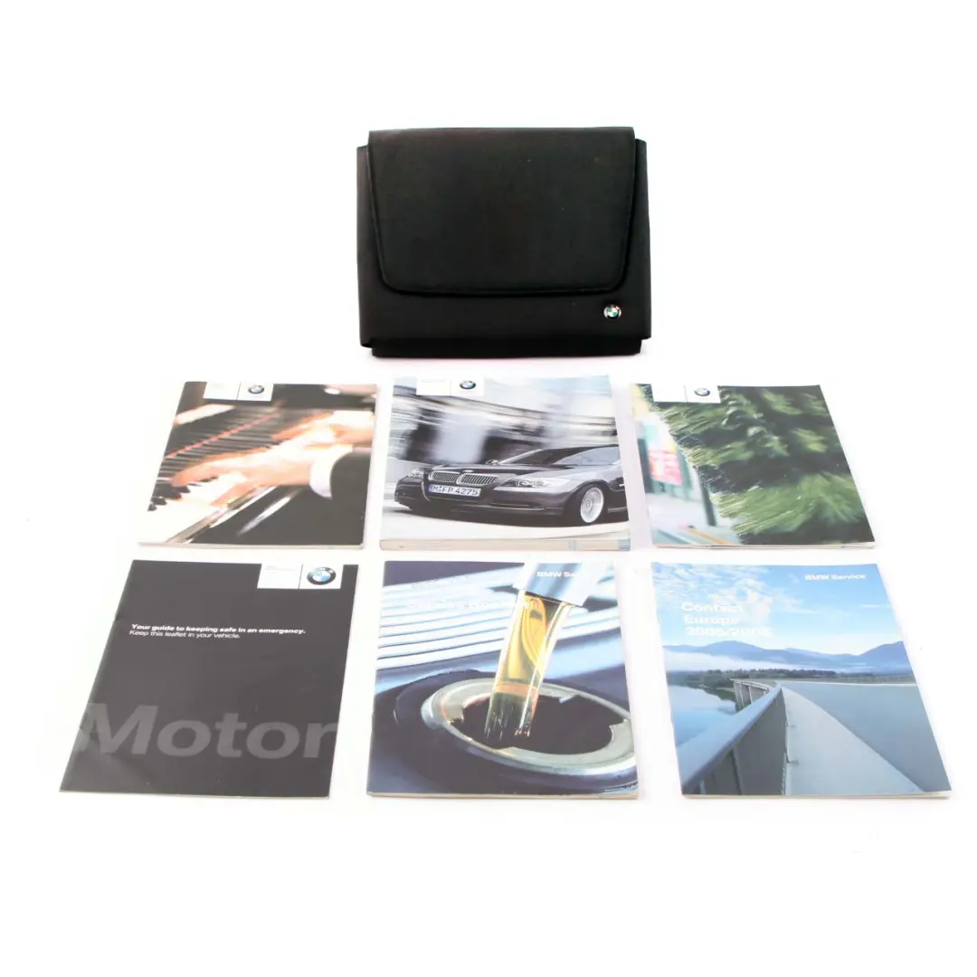 BMW 3 Series E90 E91 Service Booklet Owner's Handbook Pouch Case Wallet - SKU 2600001 - Part number 2600001
