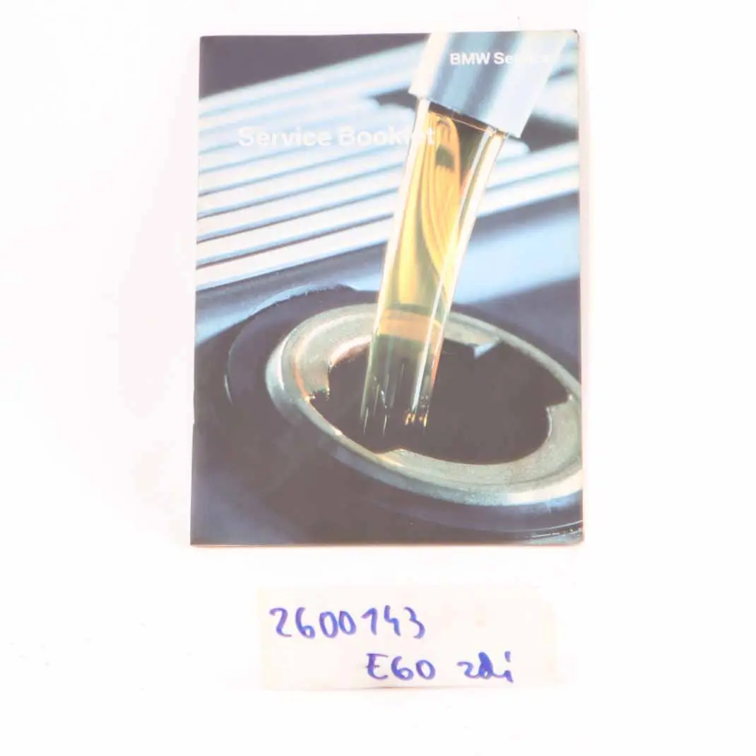Service Booklet Service Handbook Book 03/2005-09/2006 to BMW E60 E63 with Part number 2600143 BMW E60 E63 Service Booklet Service Handbook Book 03/2005-09/2006 - SKU 2600143 - Part number 2600143