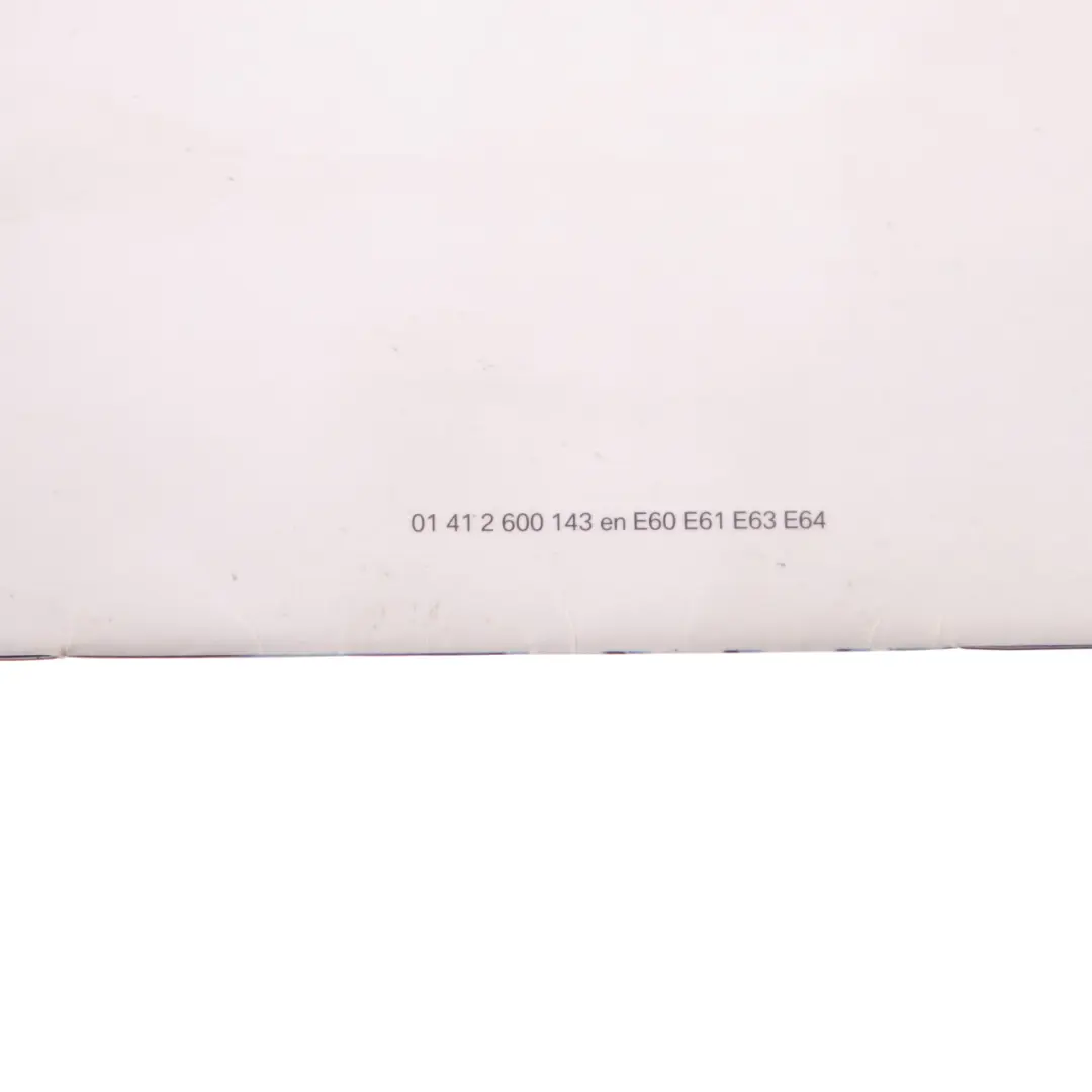 Service Booklet Service Handbook Book 03/2005-09/2006 to BMW E60 E63 with Part number 2600143 BMW E60 E63 Service Booklet Service Handbook Book 03/2005-09/2006 - SKU 2600143 - Part number 2600143