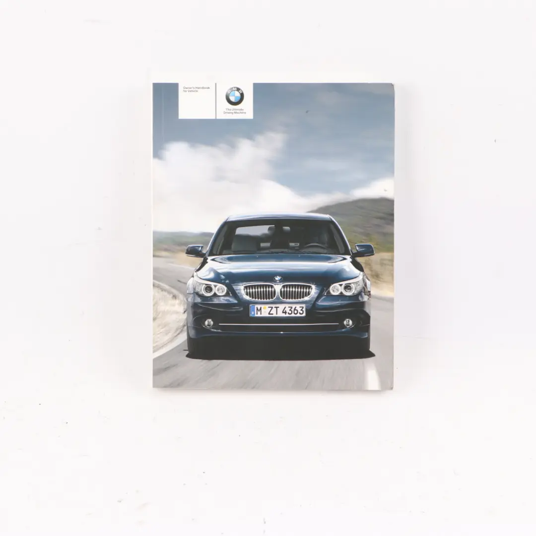 BMW 5 Series E60 E61 LCI Service Booklet Owner's Handbook Case Pouch Wallet - SKU 2600707 - Part number 2600707