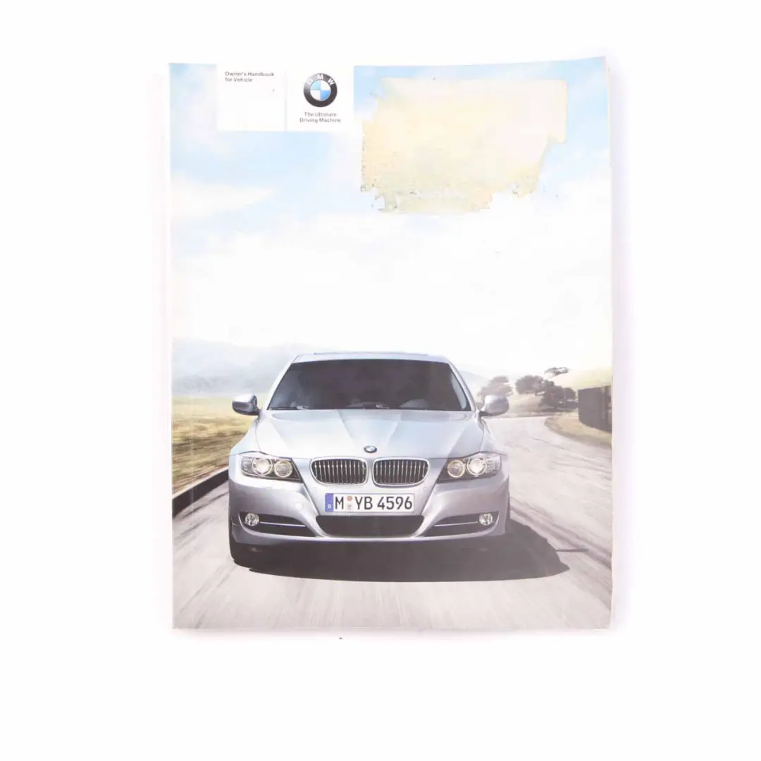 BMW E90 LCI Owner's Service Handbook E91 iDrive Manual Pouch Case Wallet Set - SKU 2600888 - Part number 2605543