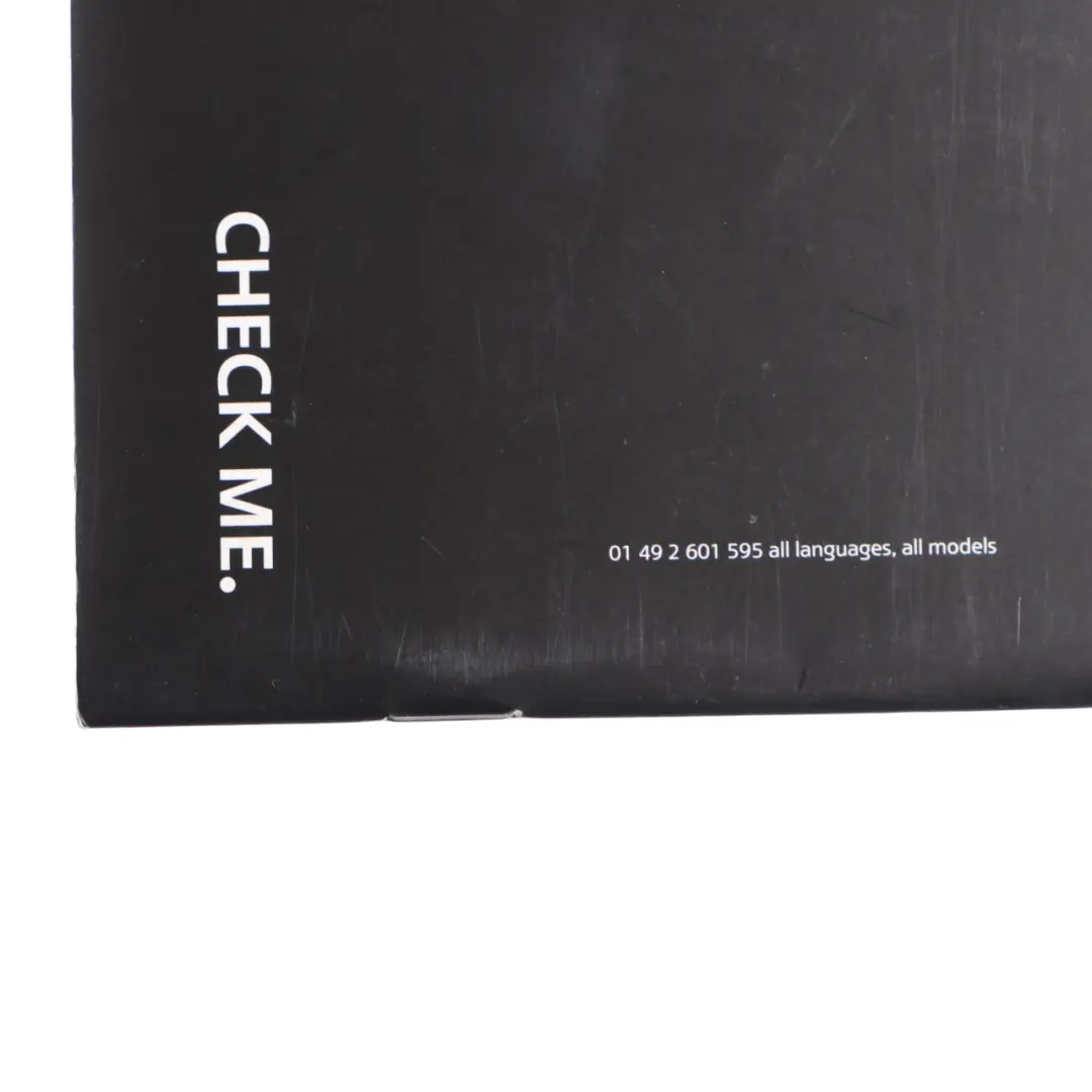 Mini R56 R57 LCI Service Booklet Owner's Handbook Pouch Case Wallet Set - SKU 2601595 - Part number 2601595