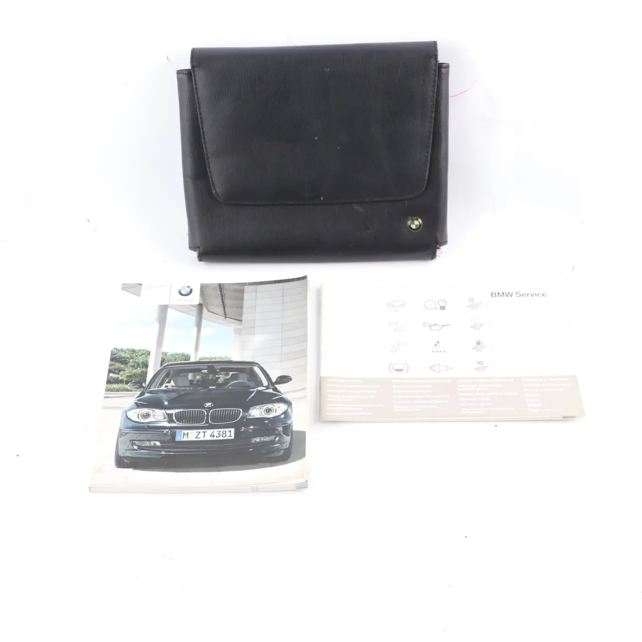 BMW E81 E87 LCI Owner's Handbook Service Booklet Case Wallet Pouch Set