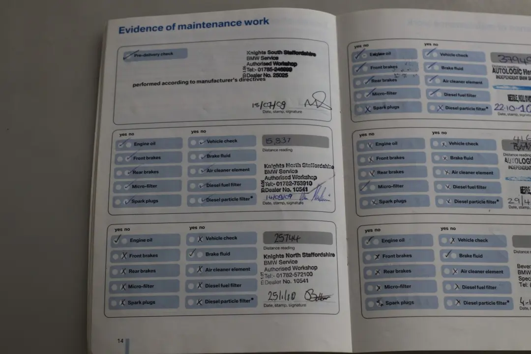 BMW 5 Series E60 E61 LCI Owner's Handbook Case Pouch Wallet - SKU 2602158 - Part number 2602158