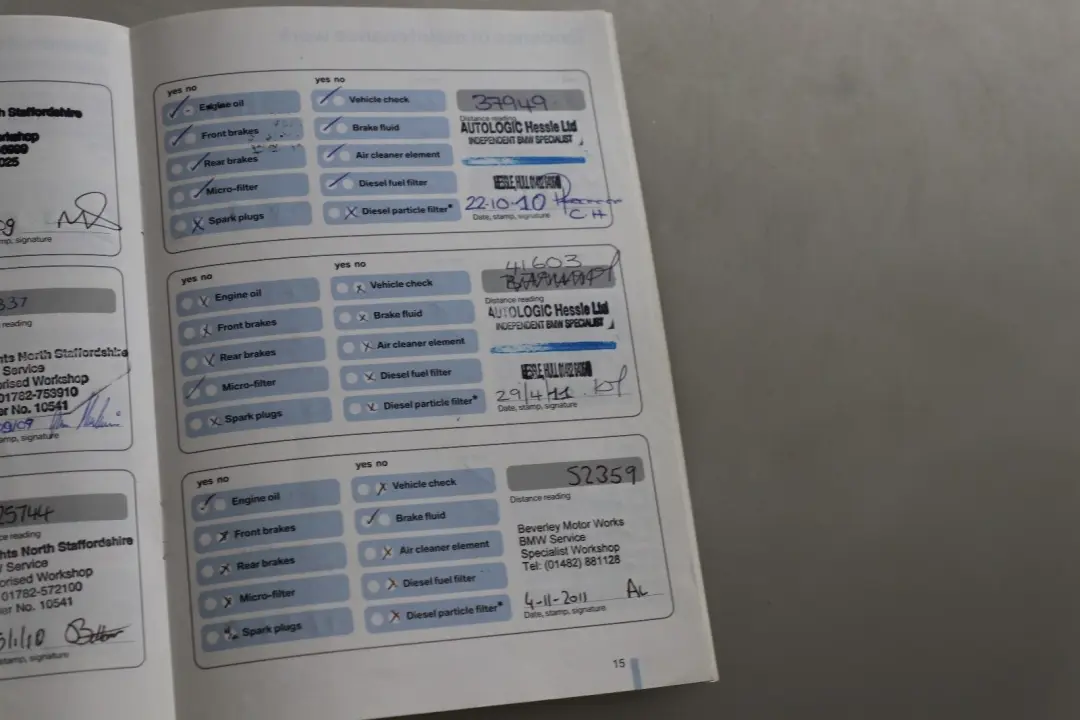 BMW 5 Series E60 E61 LCI Owner's Handbook Case Pouch Wallet - SKU 2602158 - Part number 2602158