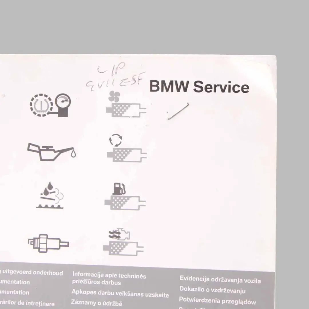 BMW 1 3 5 X3 Series E60 E61 E81 E83 E87 E90 E91 LCI Service Booklet - SKU 2602175 - Part number 2602175