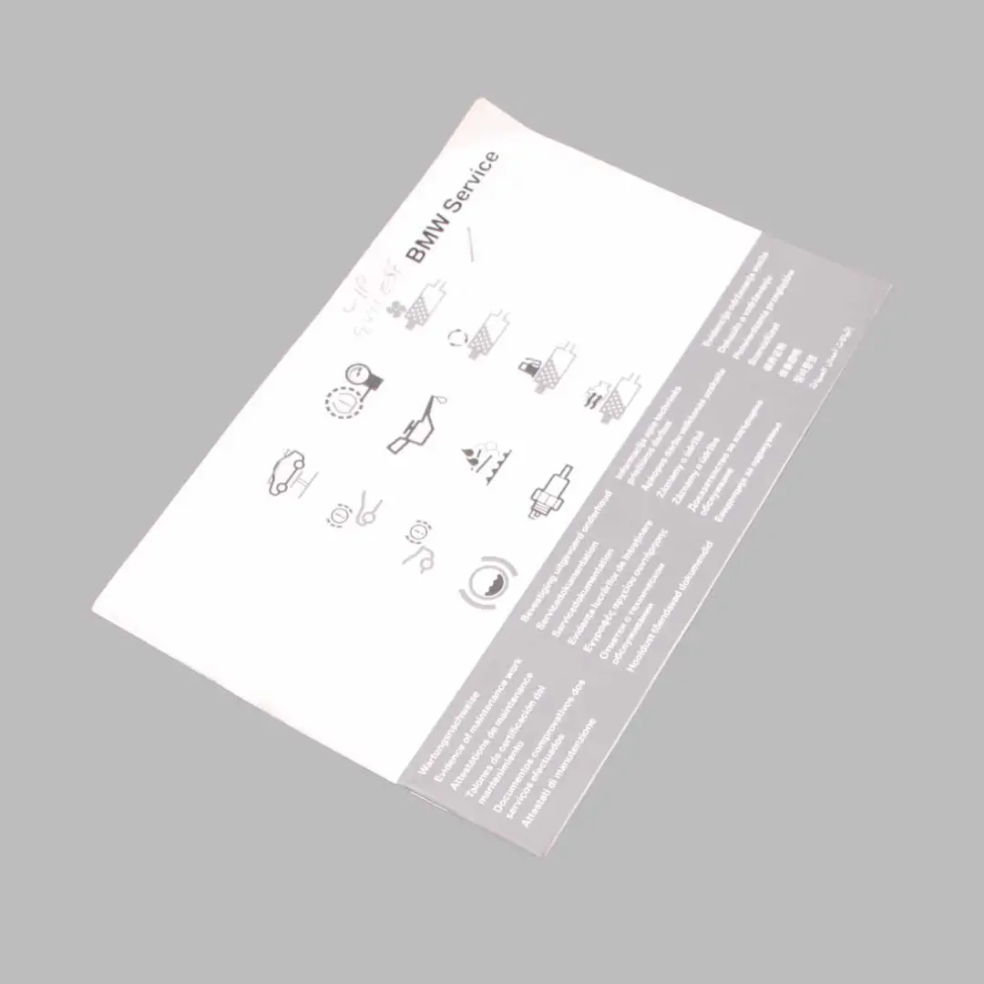 BMW 1 3 5 X3 Series E60 E61 E81 E83 E87 E90 E91 LCI Service Booklet - SKU 2602175 - Part number 2602175
