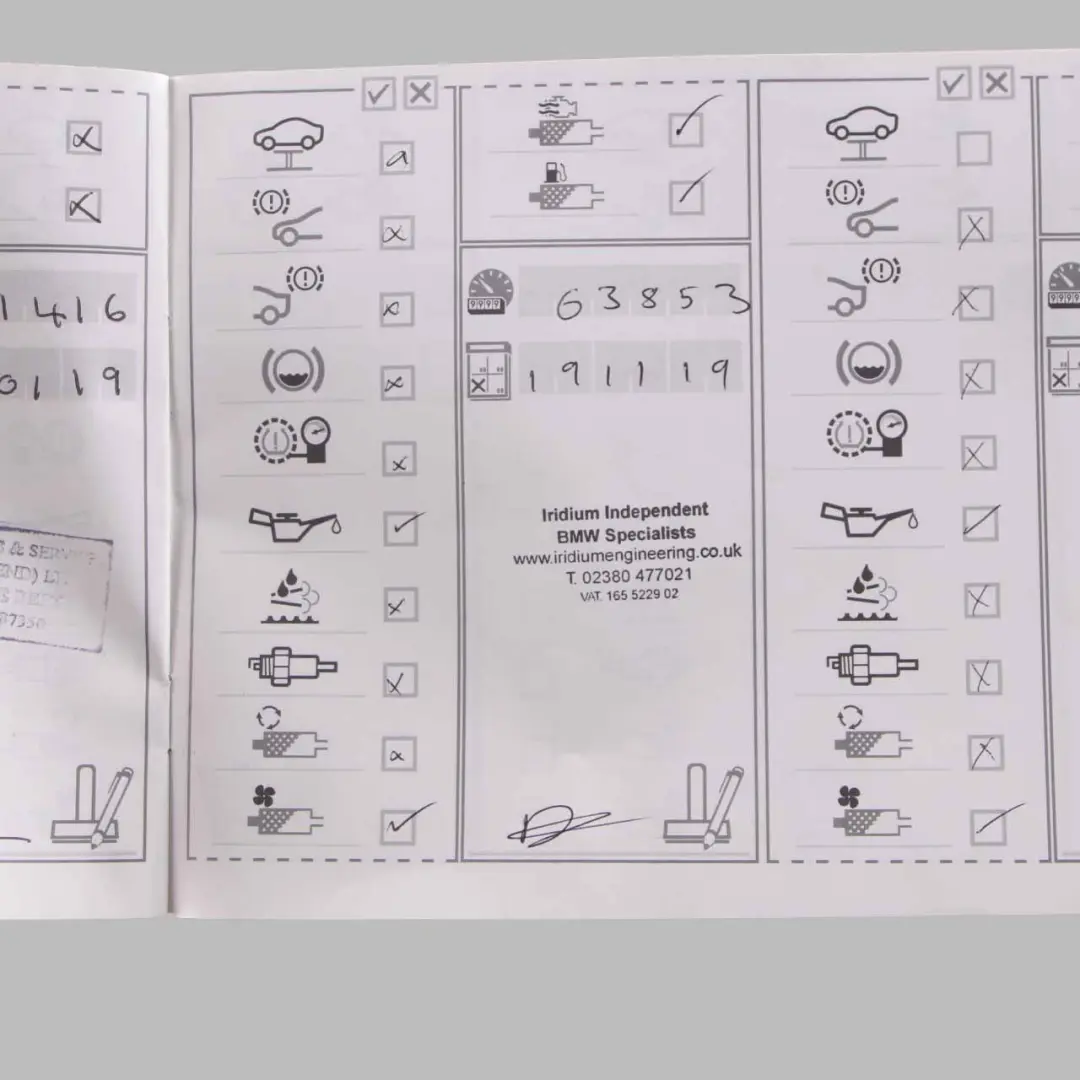BMW 1 3 5 X3 er E60 E61 E81 E83 E87 E90 E91 LCI Serviceheft Mehrsprachig - SKU 2602175 - Teilenummer 2602175
