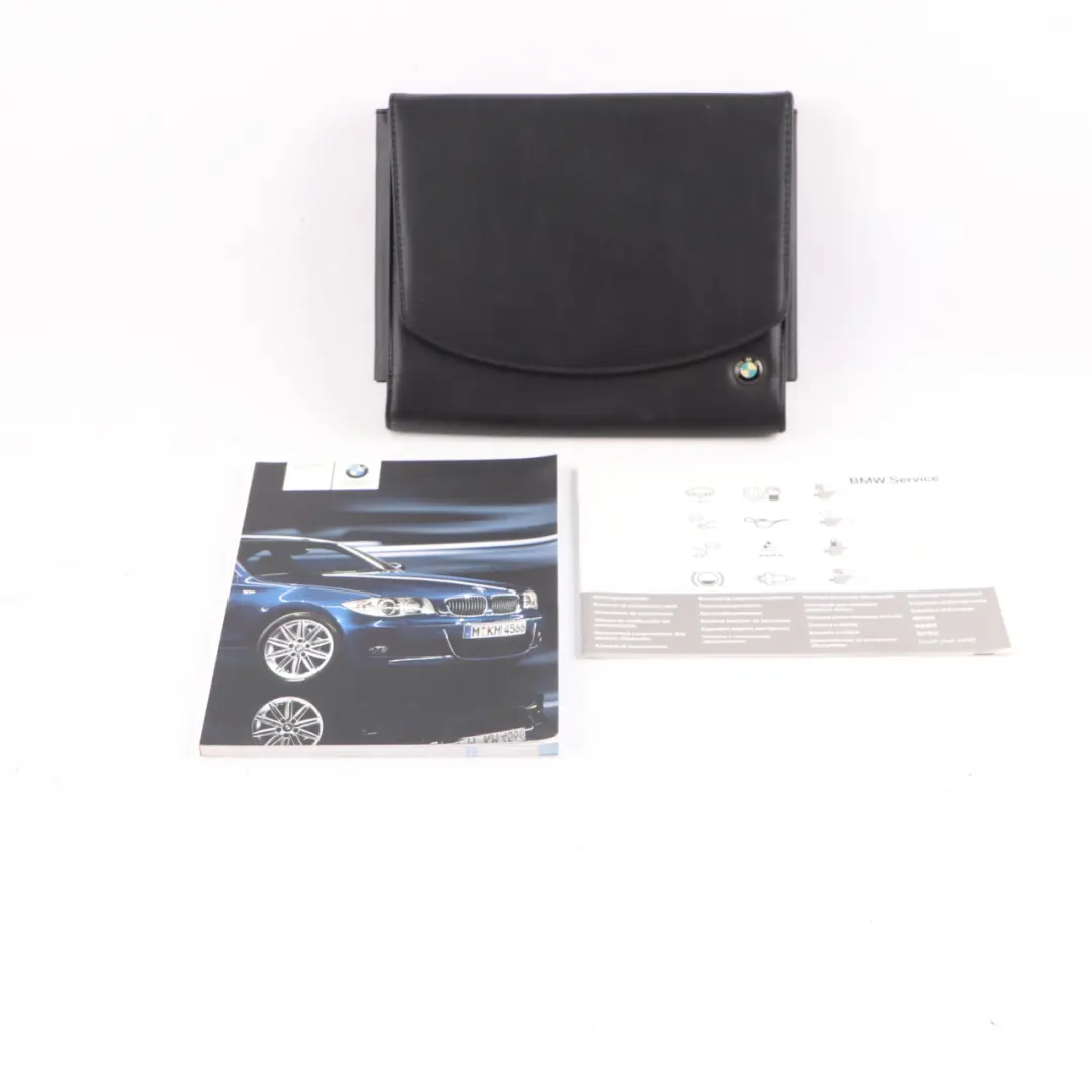 BMW E82 E88 Owner's Handbook Service Book Set Case Pouch - SKU 2602798 - Part number 2602798